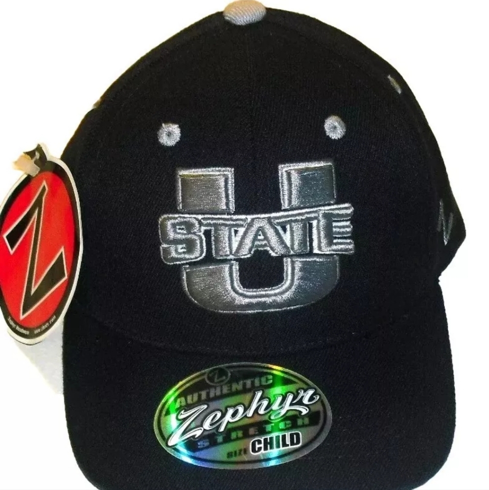 Utah State Aggies Toddler Kids Youth Zephyr Stretch Fit hat cap New Ncaa